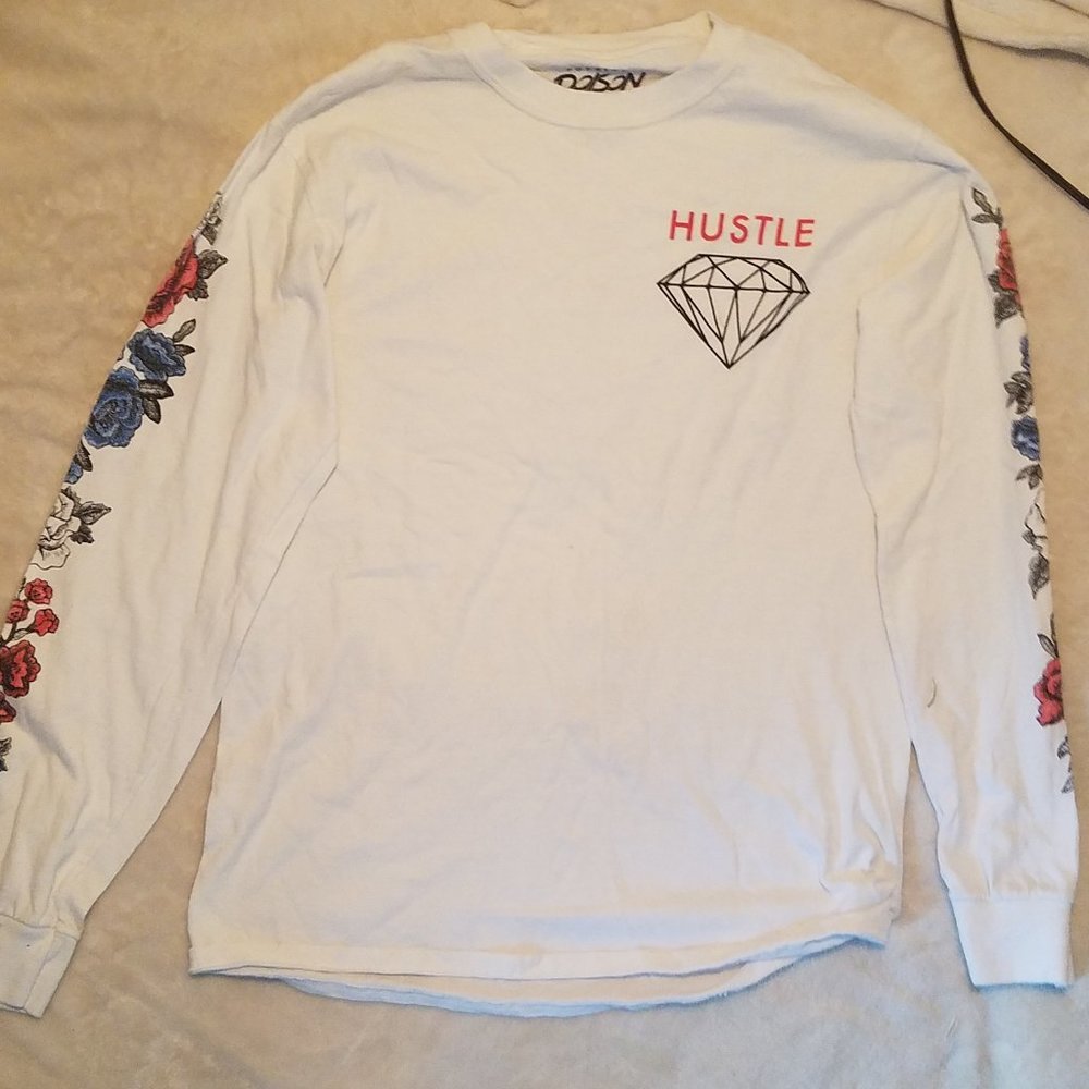 White Hustle Long Sleeve